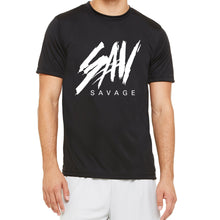 Load image into Gallery viewer, SAVAGE Performance Black Short-Sleeve Sport Tee
