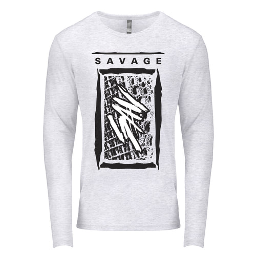 SAVAGE Long Sleeve Triblend Crew